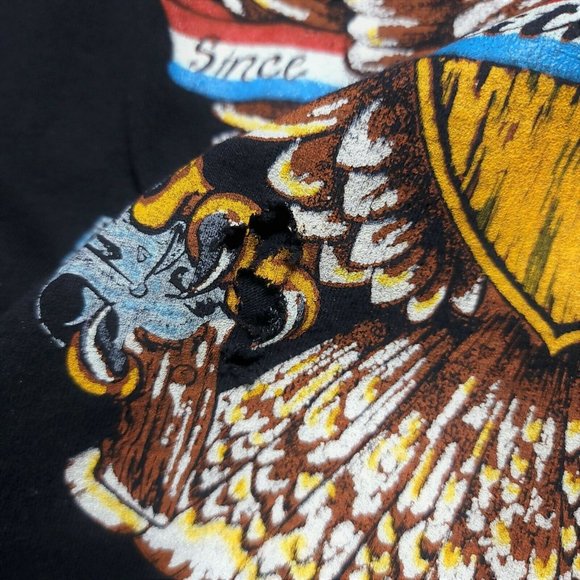 Smith & Wesson Vintage Eagle Crest Tee Emblem 80s 90s - Picture 3 of 5